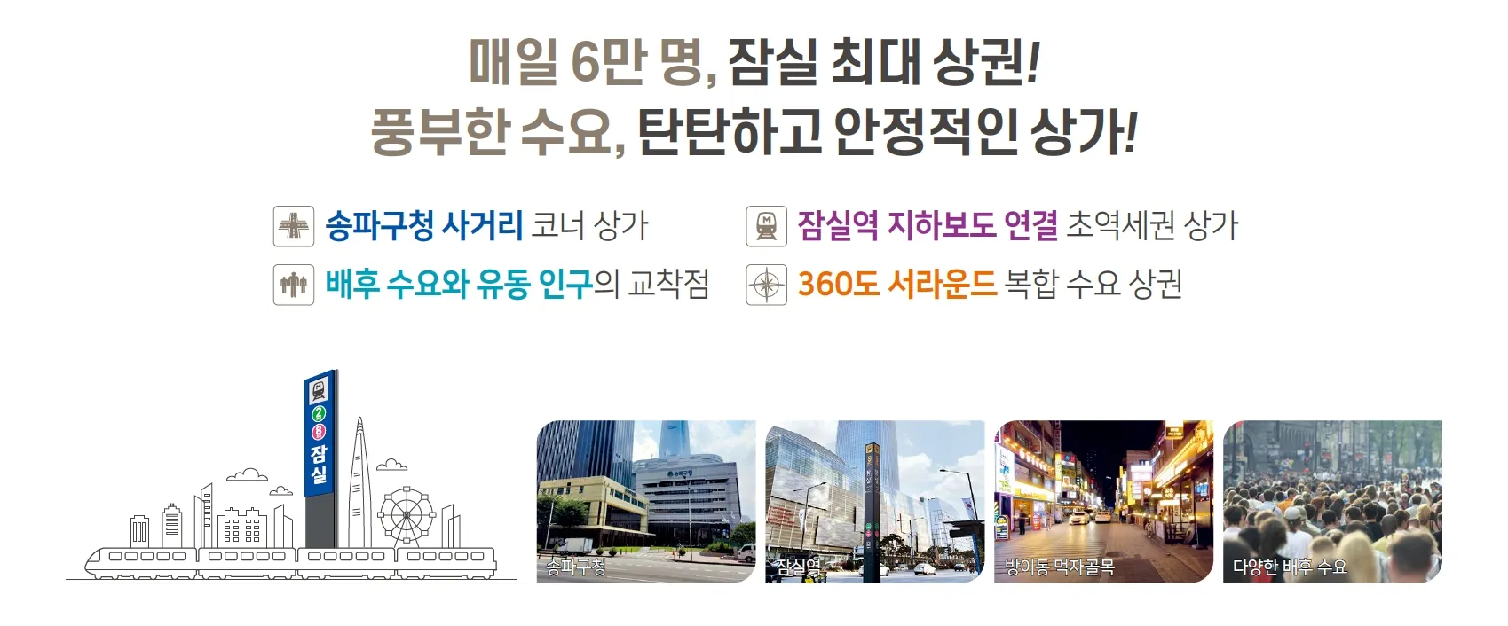 잠실 르엘 단지내 상가 프리미엄 안내